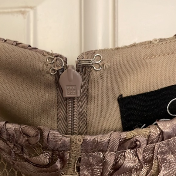 Alex Evenings Rosette Champagne Gown Mother of the Bride | Formal - Picture 8 of 9